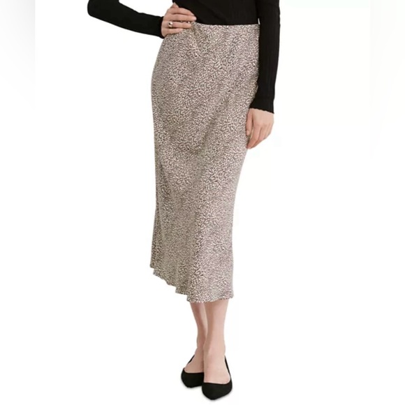 NWT Jenni Kayne Leopard Print Bias Cut Slip Skirt size XL - Picture 1 of 10